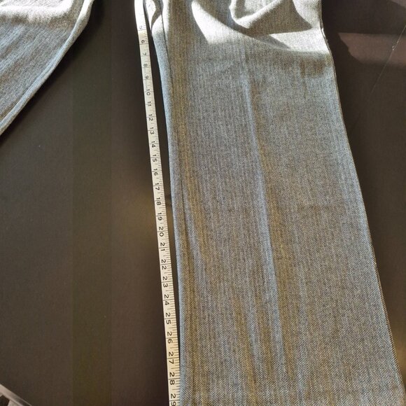 JustFab Gray Wide Leg Dress Pants - Picture 7 of 8